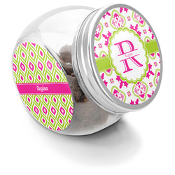 Suzani Floral Puppy Treat Jar (Personalized)