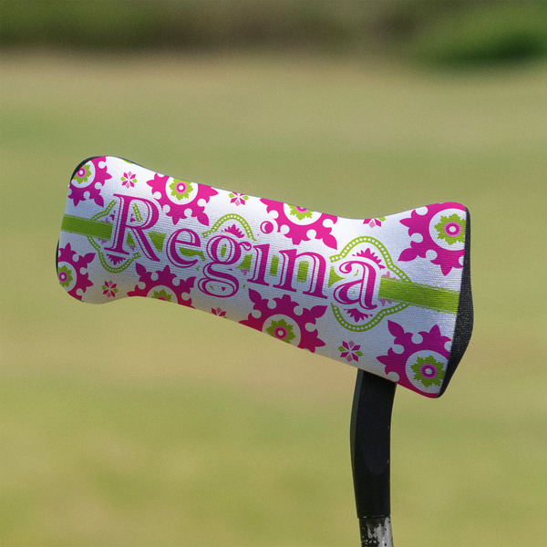 Suzani Floral Putter Cover - On Putter