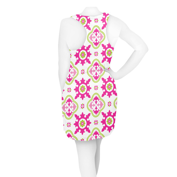 Suzani Floral Racerback Dress - On Model - Back