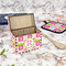 Suzani Floral Recipe Box - Full Color - In Context