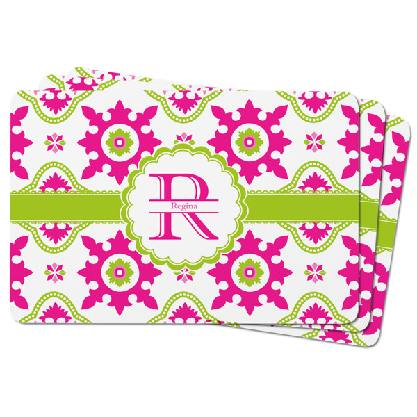 Suzani Floral Rectangular Fridge Magnet - THREE