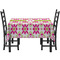 Suzani Floral Rectangular Tablecloths - Side View
