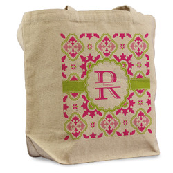 Suzani Floral Reusable Cotton Grocery Bag (Personalized)