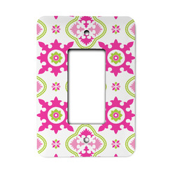 Suzani Floral Rocker Style Light Switch Cover - Single Switch