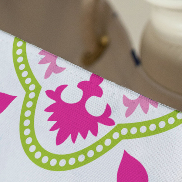 Suzani Floral Large Rope Tote - Close Up View