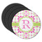 Suzani Floral Round Coaster Rubber Back - Main