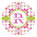 Suzani Floral Round Decal - Medium (Personalized)