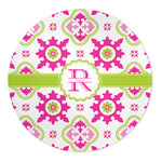 Suzani Floral 5' Round Indoor Area Rug (Personalized)