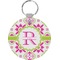 Suzani Floral Round Keychain (Personalized)