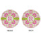 Suzani Floral Round Linen Placemats - APPROVAL (double sided)