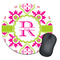 Suzani Floral Round Mouse Pad (Personalized)
