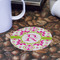 Suzani Floral Round Paper Coaster - Front