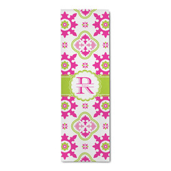 Suzani Floral Runner Rug - 2.5'x8' w/ Name and Initial