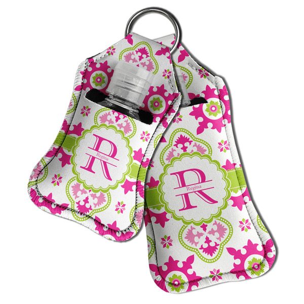 Suzani Floral Sanitizer Holder Keychain - Both in Case (PARENT)