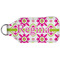 Suzani Floral Sanitizer Holder Keychain - Large (Back)