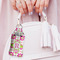 Suzani Floral Sanitizer Holder Keychain - Large (LIFESTYLE)
