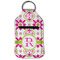 Suzani Floral Sanitizer Holder Keychain - Small (Front Flat)