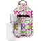 Suzani Floral Sanitizer Holder Keychain - Small with Case