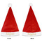 Suzani Floral Santa Hats - Front and Back (Double Sided Print) APPROVAL