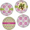 Suzani Floral Set of Lunch / Dinner Plates