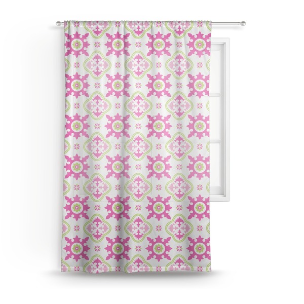 Custom Suzani Floral Sheer Curtain