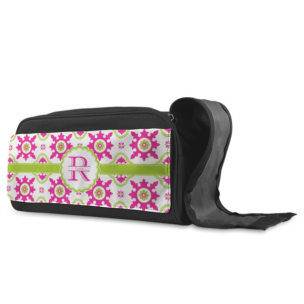 Suzani Floral Shoe Bags - ANGLE (Open)