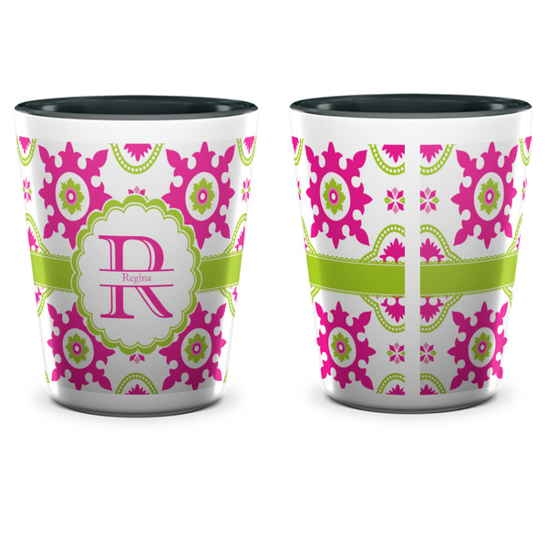 Suzani Floral Shot Glass - Two Tone - APPROVAL