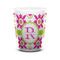 Suzani Floral Shot Glass - White - FRONT