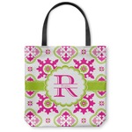 Suzani Floral Canvas Tote Bag - Large - 18"x18" (Personalized)