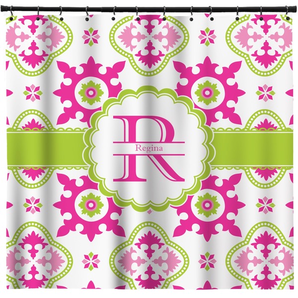 Custom Suzani Floral Shower Curtain - Custom Size (Personalized)