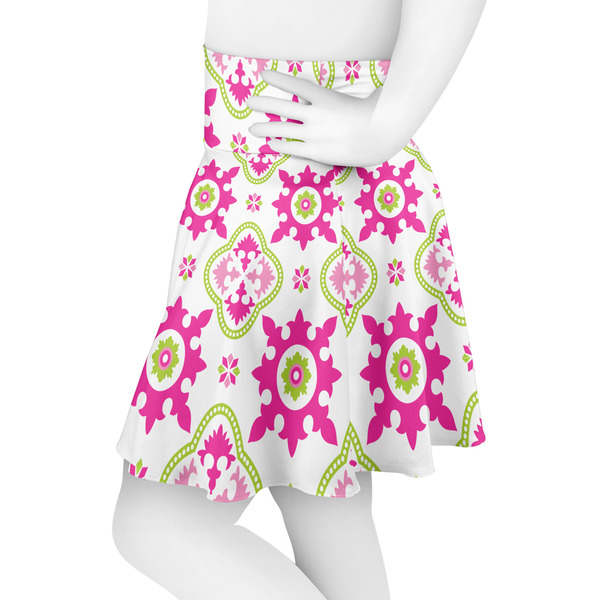 Suzani Floral Skater Skirt - Side