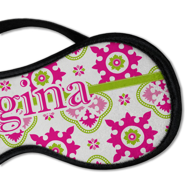 Suzani Floral Sleeping Eye Mask - DETAIL Large