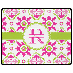 Suzani Floral Large Gaming Mouse Pad - 12.5" x 10" (Personalized)