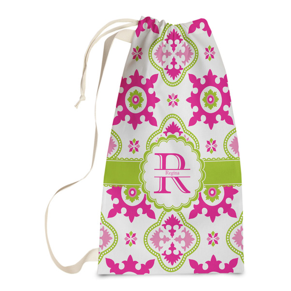 Custom Suzani Floral Laundry Bags - Small (Personalized)