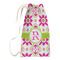 Suzani Floral Small Laundry Bag - Front View