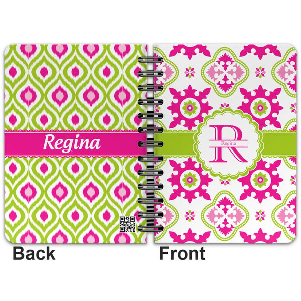 Suzani Floral Spiral Journal 5 x 7 - Apvl