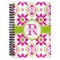Suzani Floral Spiral Notebook - 7x10 w/ Name and Initial