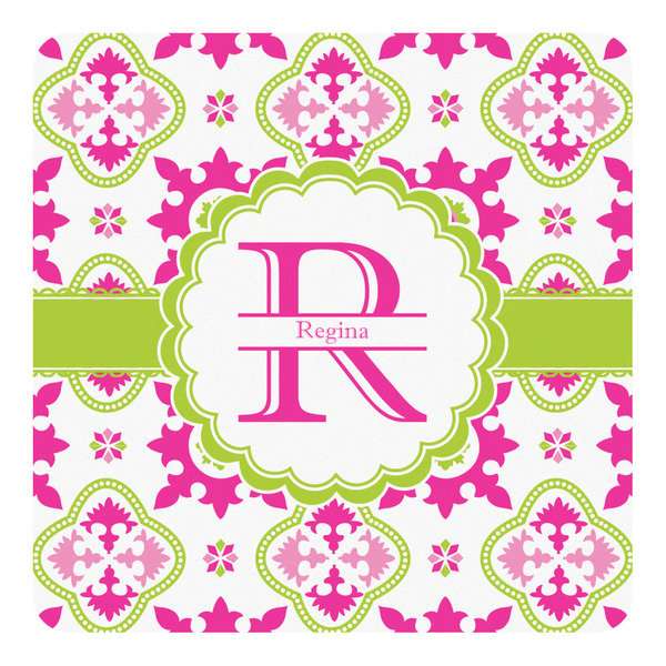 Custom Suzani Floral Square Decal - Large (Personalized)
