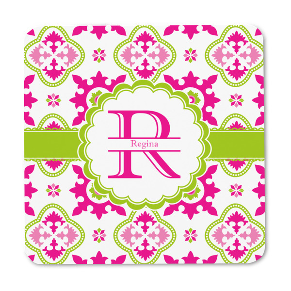 Suzani Floral Square Fridge Magnet - FRONT
