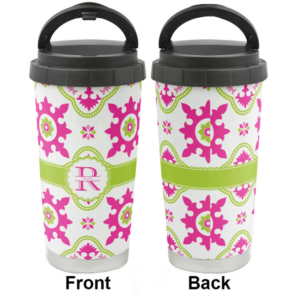 Suzani Floral Stainless Steel Travel Cup - Apvl