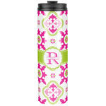 Suzani Floral Stainless Steel Skinny Tumbler - 20 oz (Personalized)