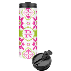 Suzani Floral Stainless Steel Skinny Tumbler (Personalized)