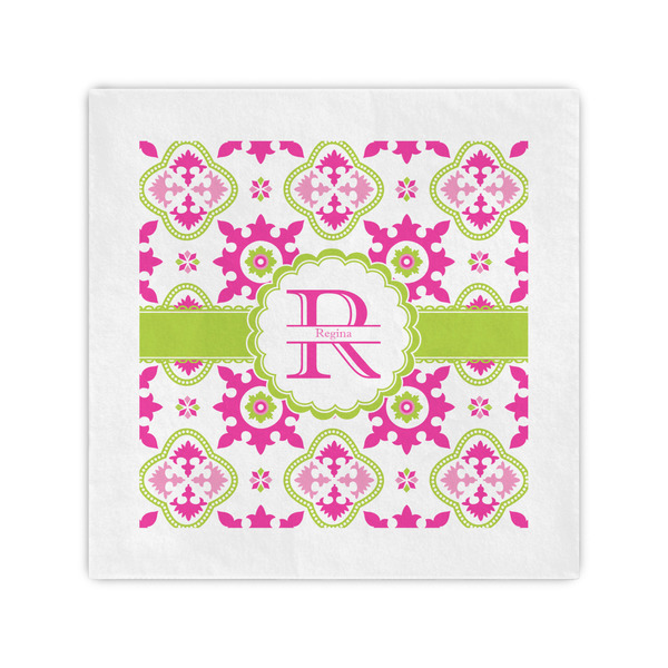 Custom Suzani Floral Cocktail Napkins (Personalized)
