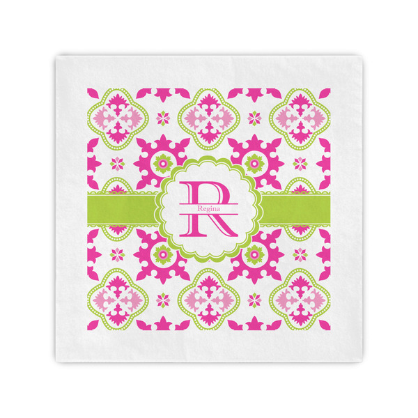 Custom Suzani Floral Standard Cocktail Napkins (Personalized)