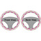 Suzani Floral Steering Wheel Cover- Front and Back