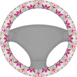 Suzani Floral Steering Wheel Cover