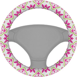 Suzani Floral Steering Wheel Cover