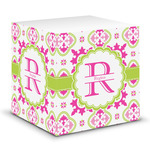 Suzani Floral Sticky Note Cube (Personalized)