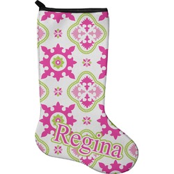 Suzani Floral Holiday Stocking - Single-Sided - Neoprene (Personalized)