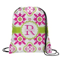 Suzani Floral Drawstring Backpack (Personalized)